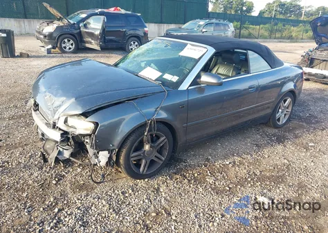 2007 Audi A4 2.0T Cabriolet Quattro z USA, uszkodzony, nr VIN WAUDF48H87K020171